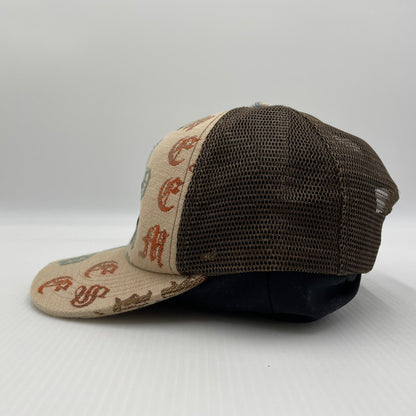 【中古品】【メンズ】 SUPREME シュプリーム 22SS GRADIENT JACQUARD DENIM MESH BACK 5-PANEL CAP グラディエント ジャガード デニム メッシュ キャップ 帽子 185-260704-yo-02-tei サイズ：FREE カラー：ベージュ 万代Net店