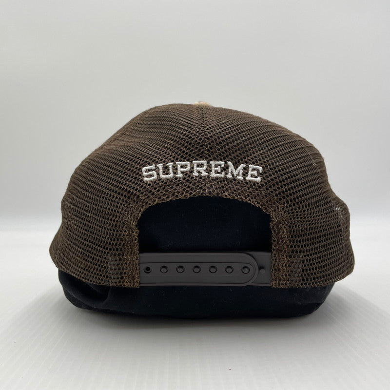 【中古品】【メンズ】 SUPREME シュプリーム 22SS GRADIENT JACQUARD DENIM MESH BACK 5-PANEL CAP グラディエント ジャガード デニム メッシュ キャップ 帽子 185-260704-yo-02-tei サイズ：FREE カラー：ベージュ 万代Net店