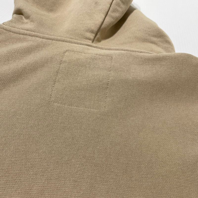 【中古品】【メンズ】 KITH キス × CHAMPION チャンピオン 別注コラボ LOGO HOODIE ロゴ フーディ 長袖 トップス プルーオーバー パーカー 142-260706-sa-09-tei サイズ：M カラー：ベージュ 万代Net店