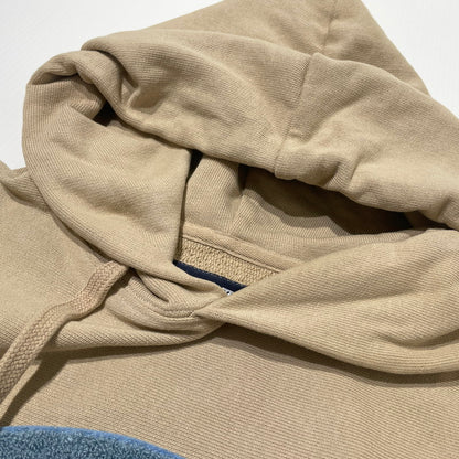【中古品】【メンズ】 KITH キス × CHAMPION チャンピオン 別注コラボ LOGO HOODIE ロゴ フーディ 長袖 トップス プルーオーバー パーカー 142-260706-sa-09-tei サイズ：M カラー：ベージュ 万代Net店