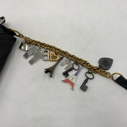【中古品】【メンズ】 BALENCIAGA バレンシアガ 518163 スーベニアXS ジャガードロゴ ボディバッグ カバン ショルダーバッグ 180-260709-ko-13-tei カラー：ブラック系 万代Net店