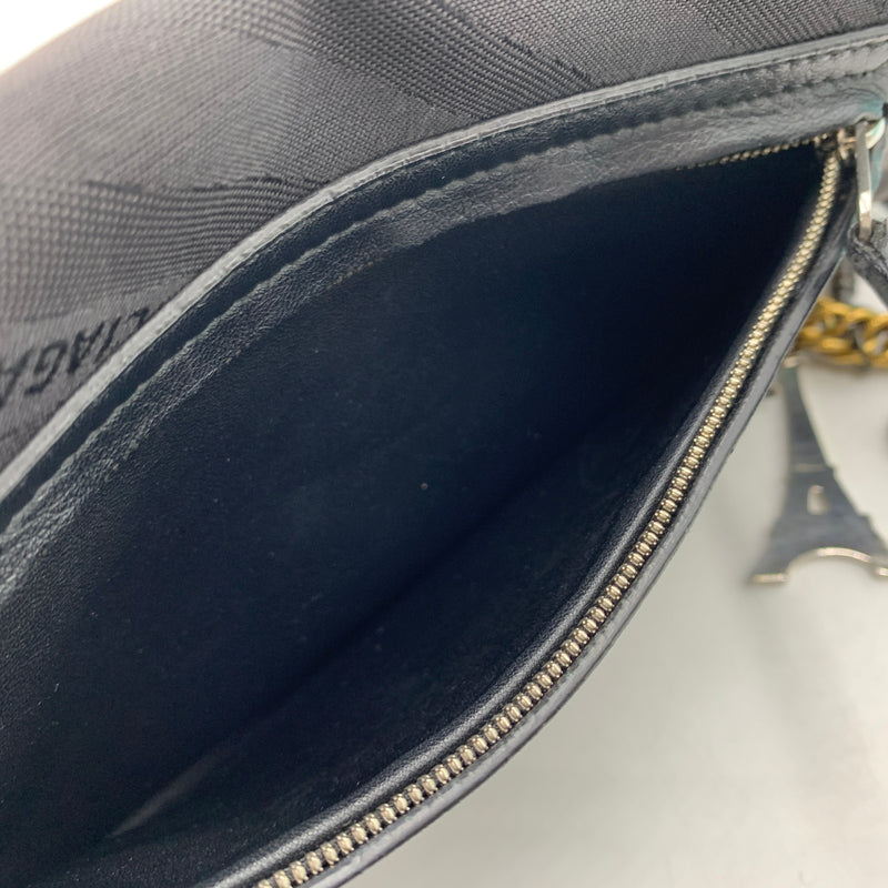 【中古品】【メンズ】 BALENCIAGA バレンシアガ 518163 スーベニアXS ジャガードロゴ ボディバッグ カバン ショルダーバッグ 180-260709-ko-13-tei カラー：ブラック系 万代Net店