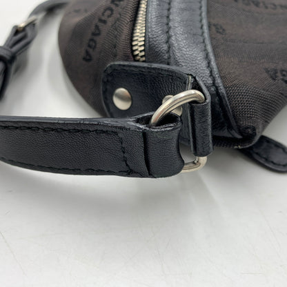 【中古品】【メンズ】 BALENCIAGA バレンシアガ 518163 スーベニアXS ジャガードロゴ ボディバッグ カバン ショルダーバッグ 180-260709-ko-13-tei カラー：ブラック系 万代Net店