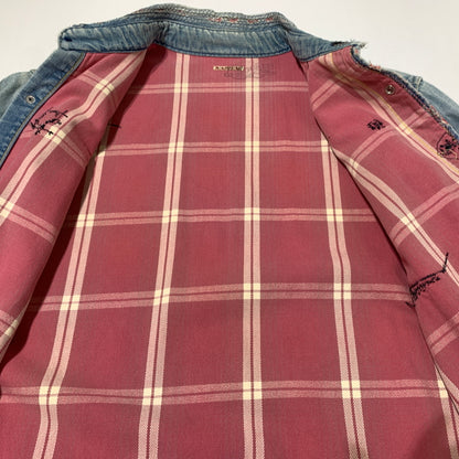 【中古品】【メンズ】 KAPITAL KOUNTRY キャピタル カントリー REMAKE DENIM SHIRT リメイク デニムシャツ トップス ヴィンテージ ダメージ加工 140-260705-ko-04-tei サイズ：3 カラー：インディゴ 万代Net店