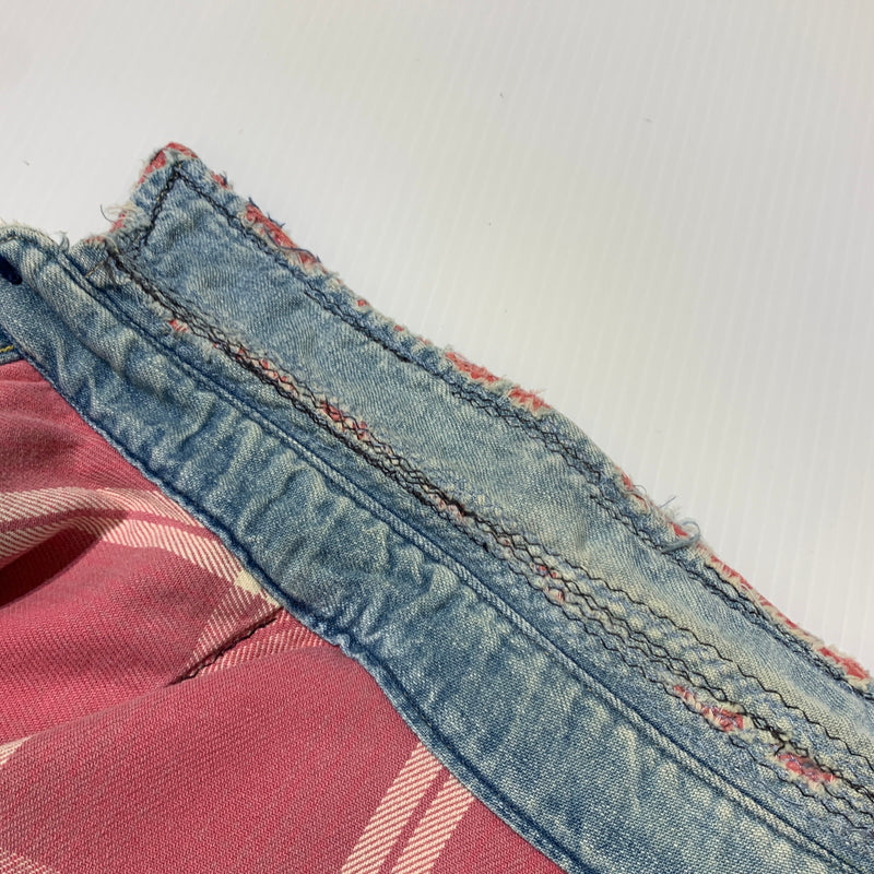 【中古品】【メンズ】 KAPITAL KOUNTRY キャピタル カントリー REMAKE DENIM SHIRT リメイク デニムシャツ トップス ヴィンテージ ダメージ加工 140-260705-ko-04-tei サイズ：3 カラー：インディゴ 万代Net店