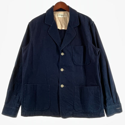 【現状渡し品】【メンズ】 YAMANE DELUXE TOKYO ヤマネ デラックス トウキョウ COVERALL カバーオール ジャケット 145-260805-sa-15-tei サイズ：38 カラー：ネイビー 万代Net店