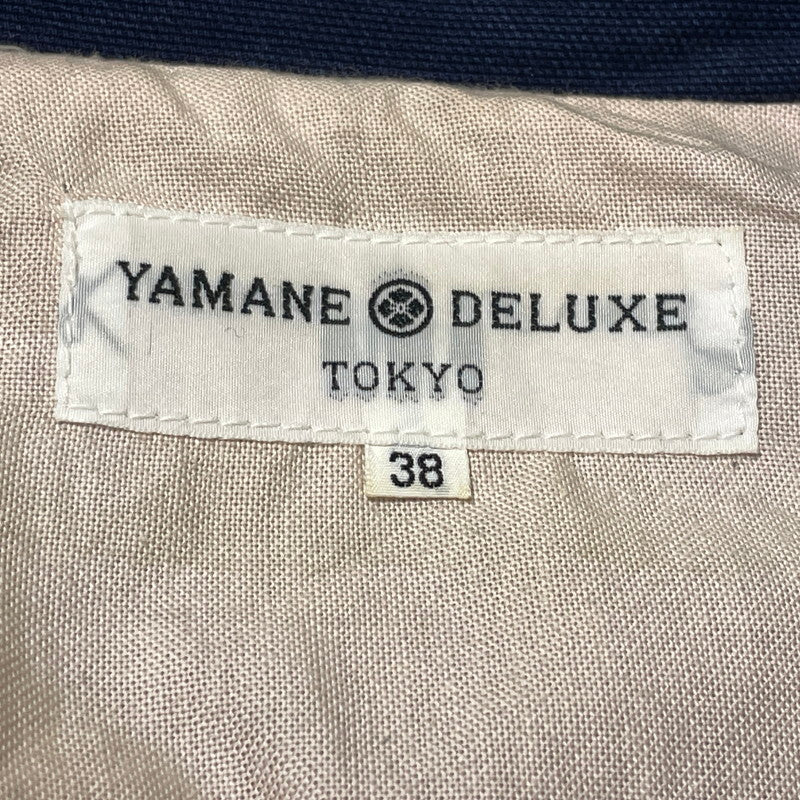 【現状渡し品】【メンズ】 YAMANE DELUXE TOKYO ヤマネ デラックス トウキョウ COVERALL カバーオール ジャケット 145-260805-sa-15-tei サイズ：38 カラー：ネイビー 万代Net店