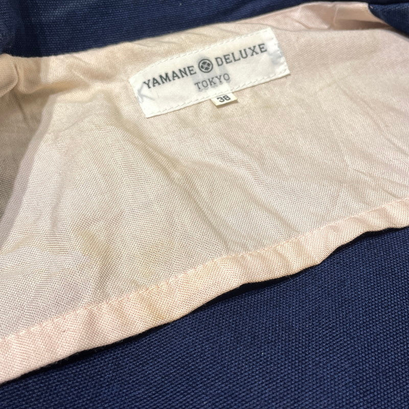 【現状渡し品】【メンズ】 YAMANE DELUXE TOKYO ヤマネ デラックス トウキョウ COVERALL カバーオール ジャケット 145-260805-sa-15-tei サイズ：38 カラー：ネイビー 万代Net店