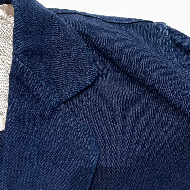 【現状渡し品】【メンズ】 YAMANE DELUXE TOKYO ヤマネ デラックス トウキョウ COVERALL カバーオール ジャケット 145-260805-sa-15-tei サイズ：38 カラー：ネイビー 万代Net店