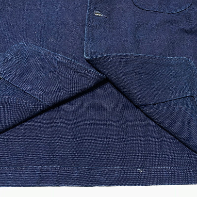 【現状渡し品】【メンズ】 YAMANE DELUXE TOKYO ヤマネ デラックス トウキョウ COVERALL カバーオール ジャケット 145-260805-sa-15-tei サイズ：38 カラー：ネイビー 万代Net店