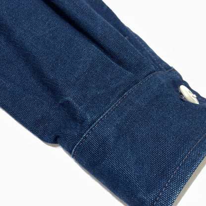 【現状渡し品】【メンズ】 YAMANE DELUXE TOKYO ヤマネ デラックス トウキョウ COVERALL カバーオール ジャケット 145-260805-sa-15-tei サイズ：38 カラー：ネイビー 万代Net店