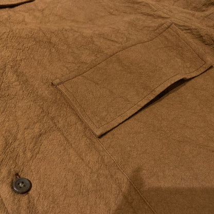 【中古品】【メンズ】 RDV O GLOBE ランデヴー オー グローブ S/S SHIRT 231CH010 ショートスリーブ シャツ 半袖 トップス 147-260723-sa-08-tei サイズ：1 カラー：ブラウン 万代Net店