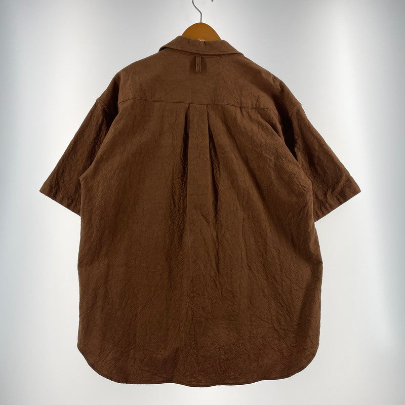 【中古品】【メンズ】 RDV O GLOBE ランデヴー オー グローブ S/S SHIRT 231CH010 ショートスリーブ シャツ 半袖 トップス 147-260723-sa-08-tei サイズ：1 カラー：ブラウン 万代Net店