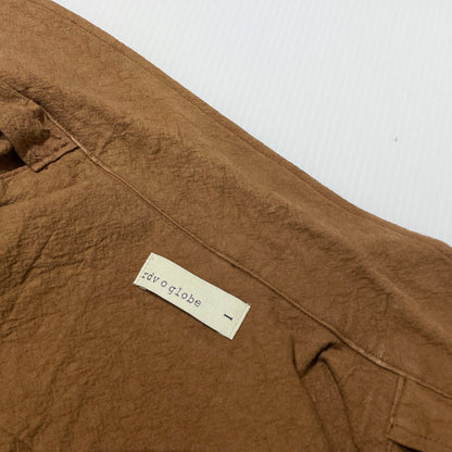 【中古品】【メンズ】 RDV O GLOBE ランデヴー オー グローブ S/S SHIRT 231CH010 ショートスリーブ シャツ 半袖 トップス 147-260723-sa-08-tei サイズ：1 カラー：ブラウン 万代Net店