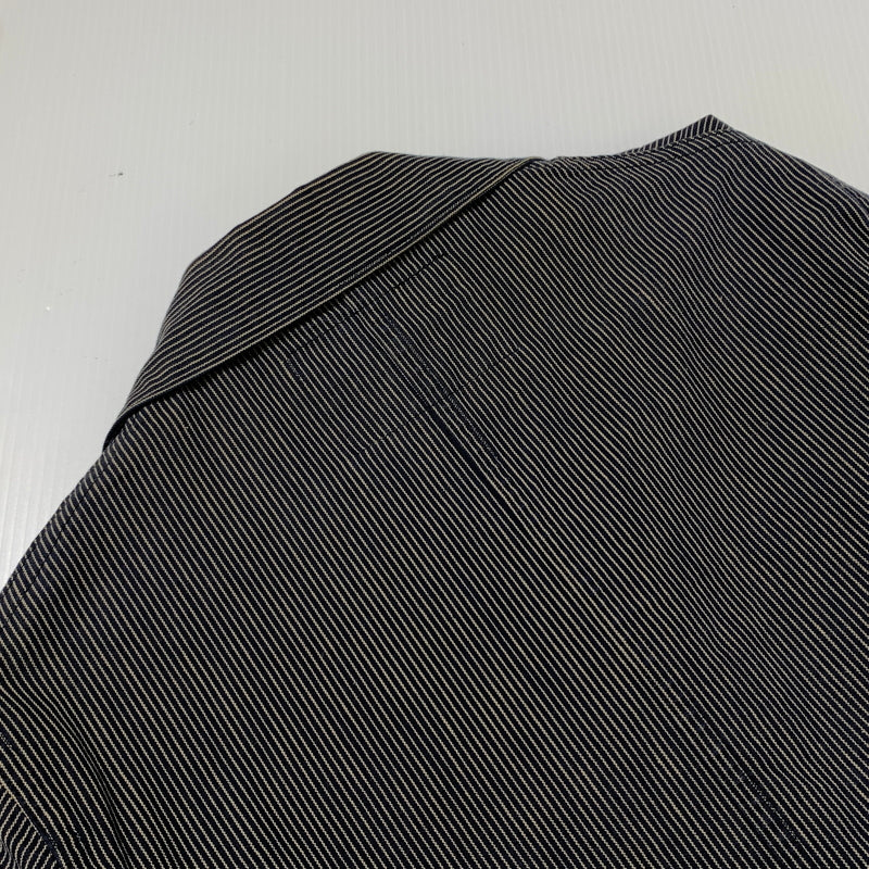 【中古品】【メンズ】 SUGAR CANE シュガーケーン COVERALLS LOT695 カバーオール ライトアウター ワークジャケット デニム ヒッコリー 145-260705-ko-05-tei サイズ：W38 カラー：ストライプ 万代Net店