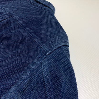 【中古品】【メンズ】 MOMOTARO JEANS 桃太郎ジーンズ SASHIKO COVERALL 刺し子 カバーオール ライトアウター 145-260707-yo-19-tei サイズ：38 カラー：インディゴ 万代Net店
