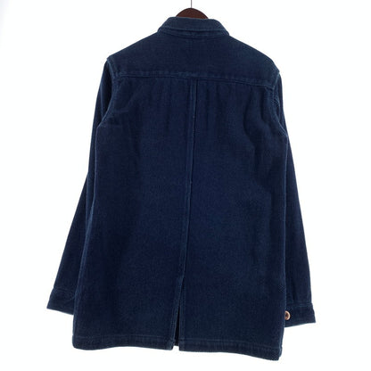 【中古品】【メンズ】 MOMOTARO JEANS 桃太郎ジーンズ SASHIKO COVERALL 刺し子 カバーオール ライトアウター 145-260707-yo-19-tei サイズ：38 カラー：インディゴ 万代Net店