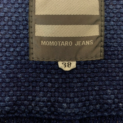 【中古品】【メンズ】 MOMOTARO JEANS 桃太郎ジーンズ SASHIKO COVERALL 刺し子 カバーオール ライトアウター 145-260707-yo-19-tei サイズ：38 カラー：インディゴ 万代Net店
