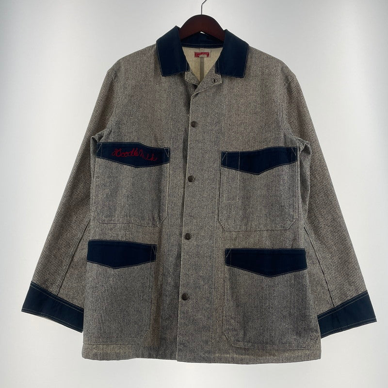 【中古品】【メンズ】 MASTER WARE HOUSE マスター ウエア ハウス MILKMAN JACKET ミルクマン ジャケット アウター 145-260706-sa-21-tei サイズ：38 カラー：グレー 万代Net店