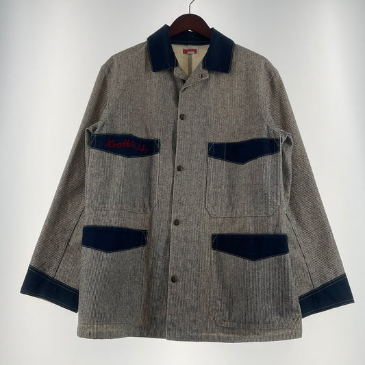 【中古品】【メンズ】 MASTER WARE HOUSE マスター ウエア ハウス MILKMAN JACKET ミルクマン ジャケット アウター 145-260706-sa-21-tei サイズ：38 カラー：グレー 万代Net店