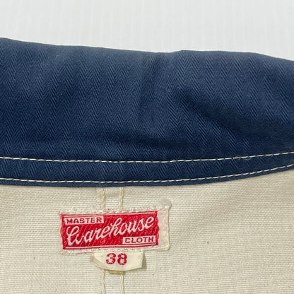 【中古品】【メンズ】 MASTER WARE HOUSE マスター ウエア ハウス MILKMAN JACKET ミルクマン ジャケット アウター 145-260706-sa-21-tei サイズ：38 カラー：グレー 万代Net店