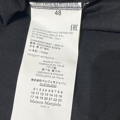 【中古品】【メンズ】 MAISON MARGIELA メゾン マルジェラ OVERSIZED SEAM DETAIL TEE S50GC0600 オーバーサイズ シーム ディテール Ｔシャツ 半袖 トップス 141-260706-sa-04-tei サイズ：48 カラー：ブラック 万代Net店