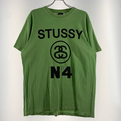 【現状渡し品】【メンズ】 STUSSY ステューシー NO.4 PIGMENT DYED TEE ピグメント ダイド Tシャツ 半袖 トップス 142-260720-ko-03-tei サイズ：L カラー：グリーン 万代Net店