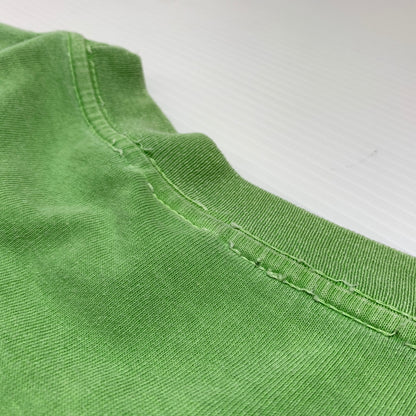 【現状渡し品】【メンズ】 STUSSY ステューシー NO.4 PIGMENT DYED TEE ピグメント ダイド Tシャツ 半袖 トップス 142-260720-ko-03-tei サイズ：L カラー：グリーン 万代Net店