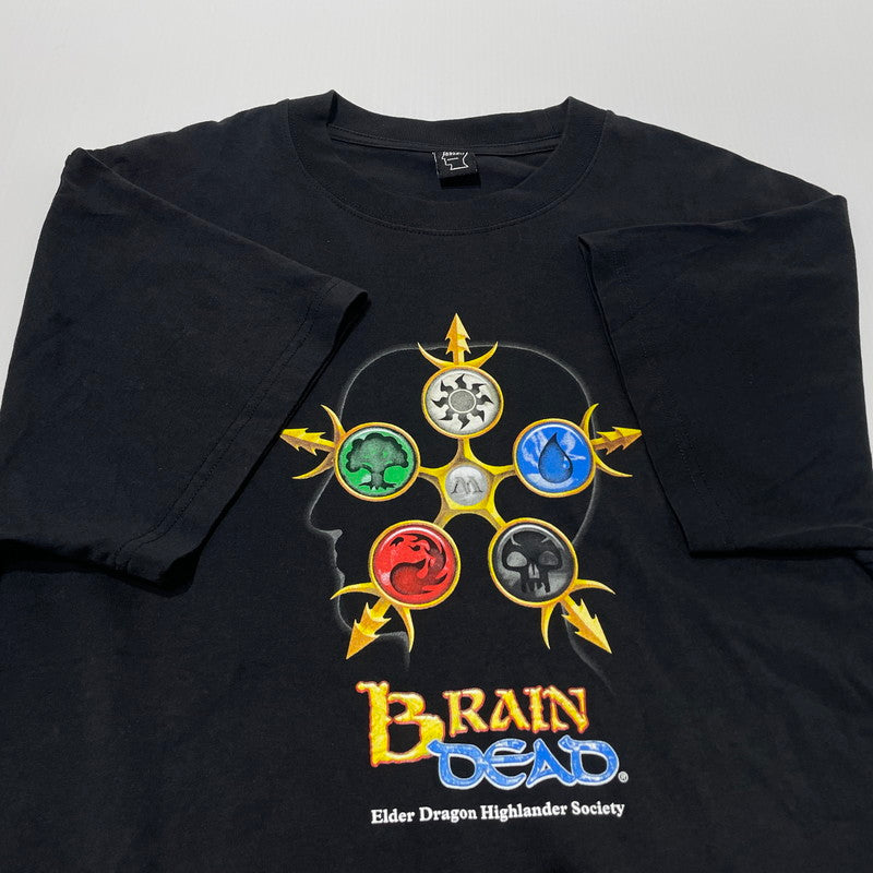 【中古品】【メンズ】 BRAIN DEAD ブレインデッド × MAGIC THE GATHERIG マジック ザ ギャザリング 別注コラボ HYPERGRAPHIC TEE ハイパー グラフィック Ｔシャツ 半袖 トップス 141-260706-sa-05-tei サイズ：S カラー：ブラック 万代Net店
