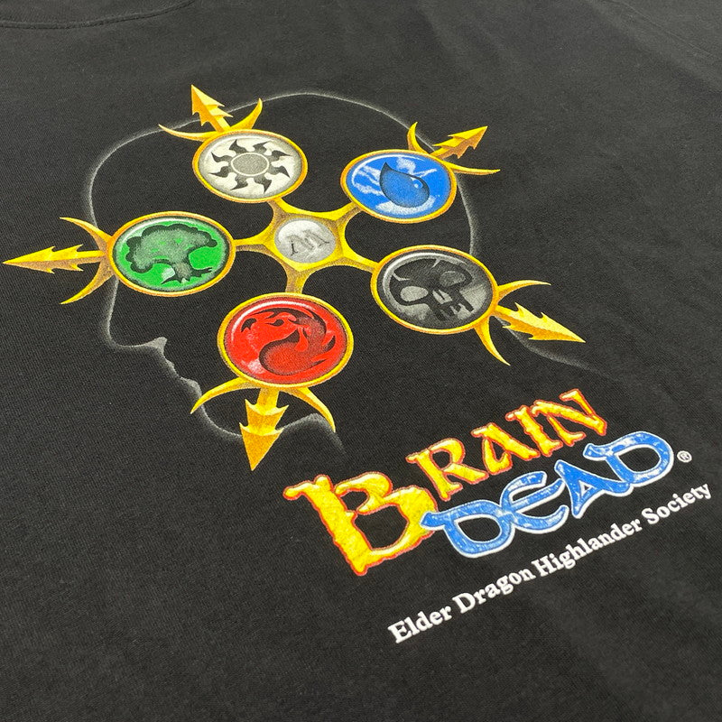 【中古品】【メンズ】 BRAIN DEAD ブレインデッド × MAGIC THE GATHERIG マジック ザ ギャザリング 別注コラボ HYPERGRAPHIC TEE ハイパー グラフィック Ｔシャツ 半袖 トップス 141-260706-sa-05-tei サイズ：S カラー：ブラック 万代Net店