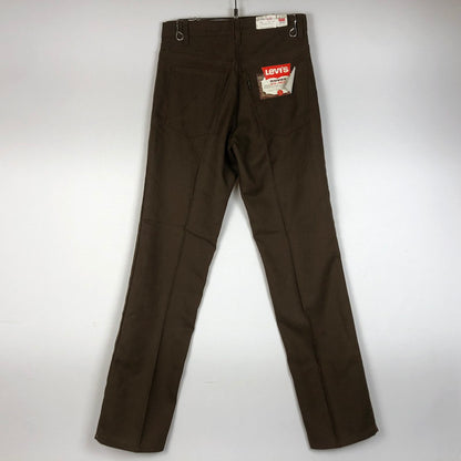 【中古品】【メンズ】 Levi’s リーバイス 70's STA-PREST PANTS 647-4427 70年代 スタープレスト パンツ ボトムス 156-260710-ss-03-tei サイズ：29 カラー：ブラウン 万代Net店