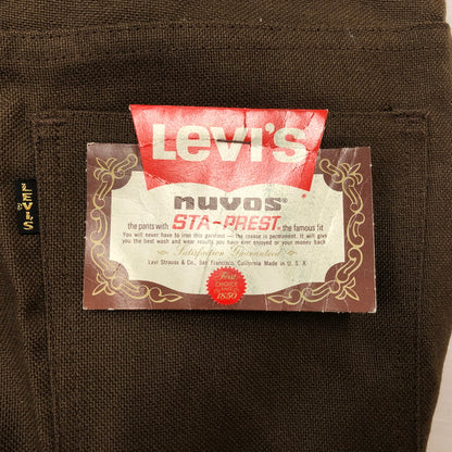 【中古品】【メンズ】 Levi’s リーバイス 70's STA-PREST PANTS 647-4427 70年代 スタープレスト パンツ ボトムス 156-260710-ss-03-tei サイズ：29 カラー：ブラウン 万代Net店
