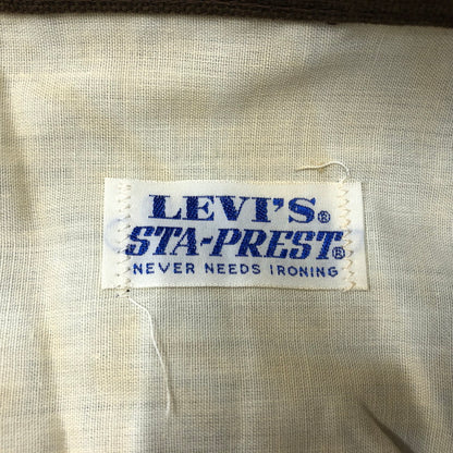 【中古品】【メンズ】 Levi’s リーバイス 70's STA-PREST PANTS 647-4427 70年代 スタープレスト パンツ ボトムス 156-260710-ss-03-tei サイズ：29 カラー：ブラウン 万代Net店