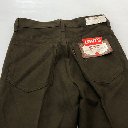 【現状渡し品】【メンズ】 Levi’s リーバイス 70's STA-PREST PANTS 645-4426 70年代 スタープレスト パンツ ボトムス 156-260710-ss-04-tei サイズ：29 カラー：カーキ 万代Net店