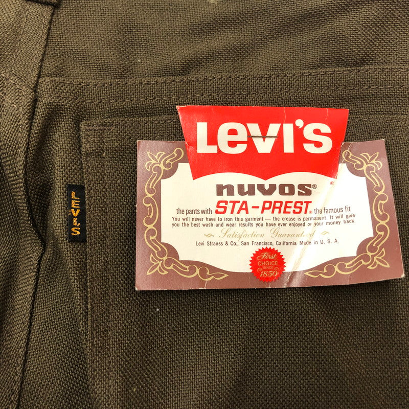 【現状渡し品】【メンズ】 Levi’s リーバイス 70's STA-PREST PANTS 645-4426 70年代 スタープレスト パンツ ボトムス 156-260710-ss-04-tei サイズ：29 カラー：カーキ 万代Net店