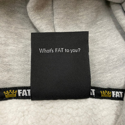 【中古品】【メンズ】 FAT エフエーティー × GARNI ガルニ 別注コラボ HOODIE F32221-SW09-AB フーディー トップス プルーオーバーパーカー 142-260716-ss-04-tei サイズ：FAT カラー：グレー 万代Net店
