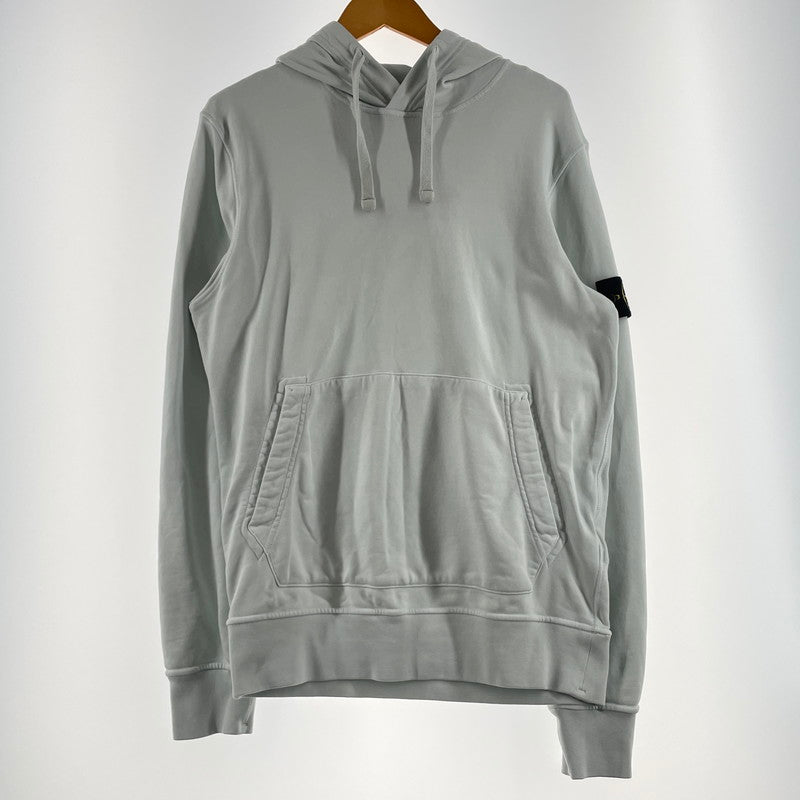 【現状渡し品】【メンズ】 STONE ISLAND ストーン アイランド SWEAT HOODIE L1S156100062S0051 スウェット フーディ トップス プルーオーバー パーカー 141-260706-sa-08-tei サイズ：L カラー：ブルー 万代Net店