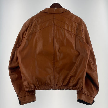 【中古品】【メンズ】 SEARS THE LEATHER SHOP シアーズ ザ レザーショップ 70’s WOOLLINER VEST LEATHER JACKET 70年代 ウールライナーベスト付 レザージャケット アウター 145-260706-sa-23-tei サイズ：46 カラー：ブラウン 万代Net店