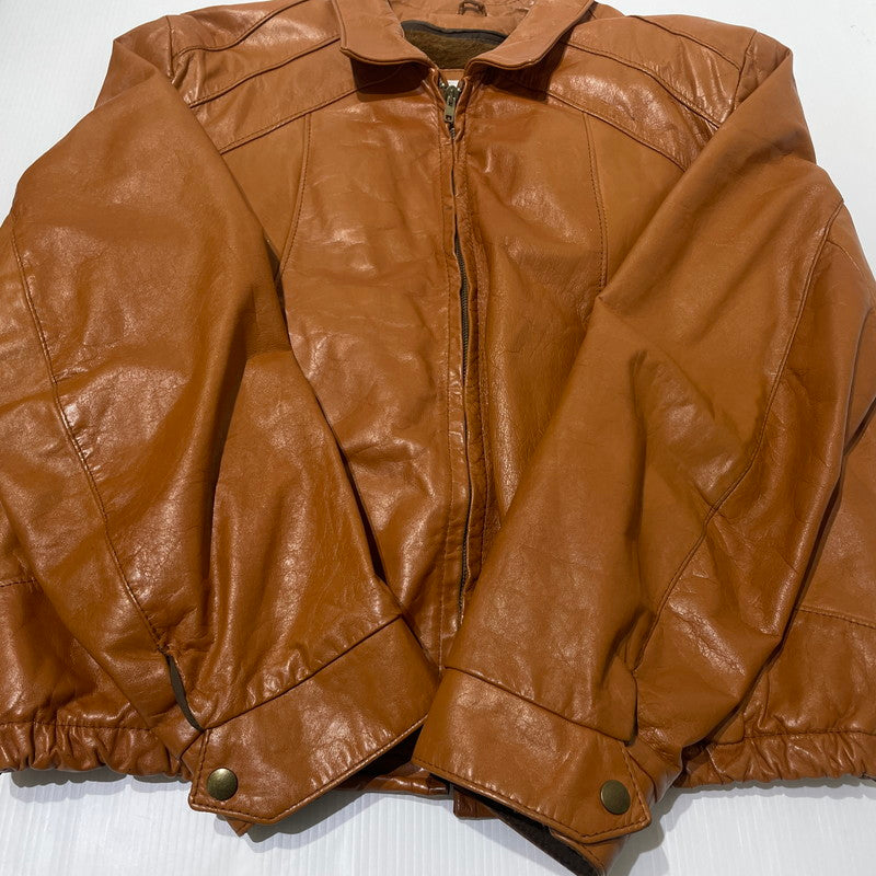 【中古品】【メンズ】 SEARS THE LEATHER SHOP シアーズ ザ レザーショップ 70’s WOOLLINER VEST LEATHER JACKET 70年代 ウールライナーベスト付 レザージャケット アウター 145-260706-sa-23-tei サイズ：46 カラー：ブラウン 万代Net店