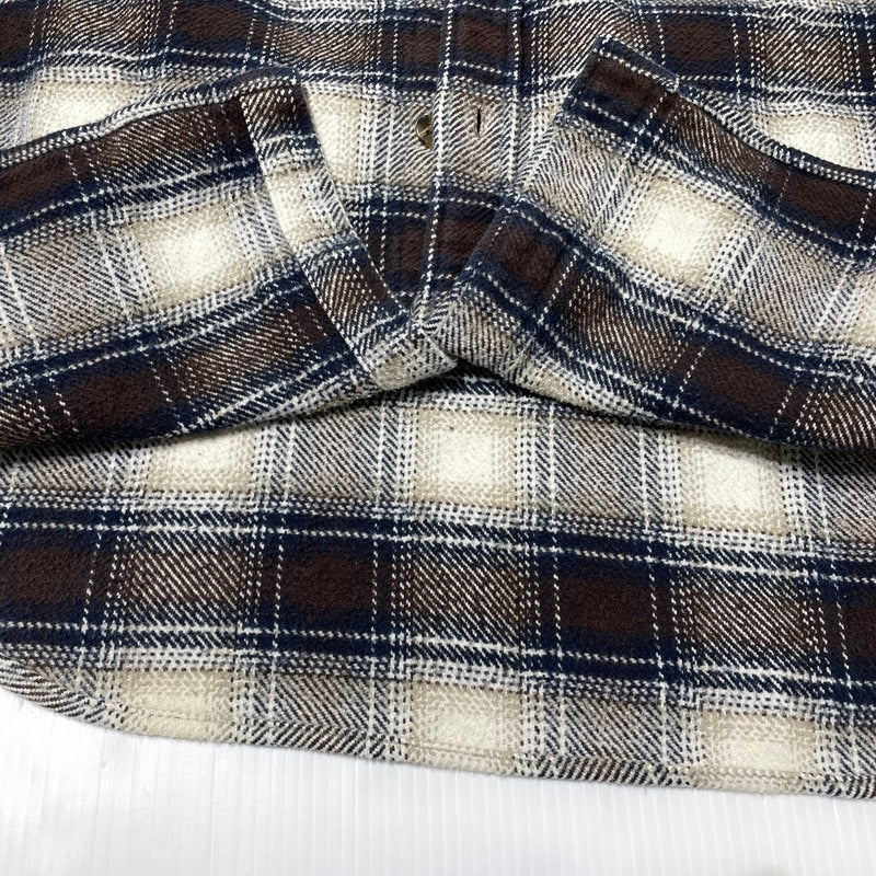 【中古品】【メンズ】 ST.JOHN'S BAY セント ジョンズ ベイ 90’s FLANNEL SHIRT 90年代 フランネル シャツ 長袖 トップス 145-260807-sa-18-tei サイズ：XL カラー：CHECK 万代Net店