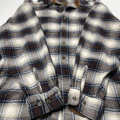 【中古品】【メンズ】 ST.JOHN'S BAY セント ジョンズ ベイ 90’s FLANNEL SHIRT 90年代 フランネル シャツ 長袖 トップス 145-260807-sa-18-tei サイズ：XL カラー：CHECK 万代Net店