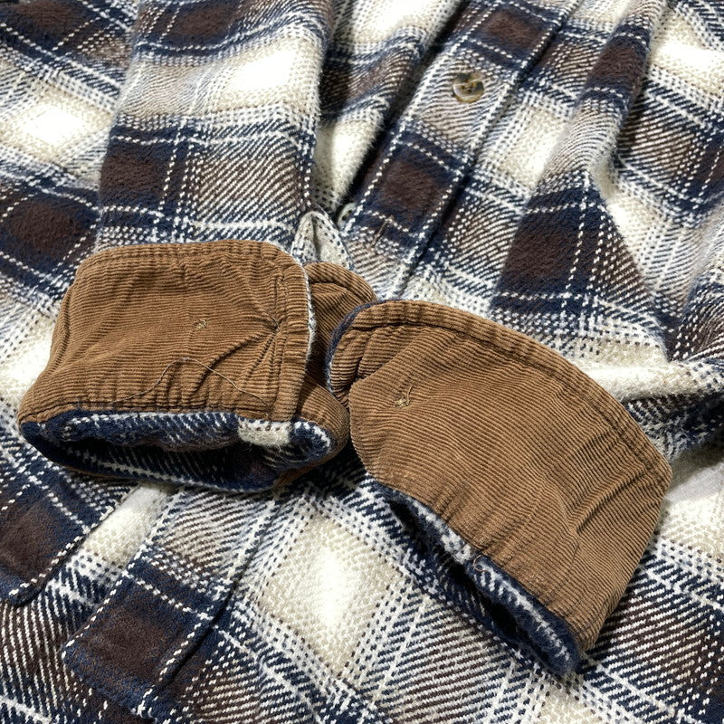 【中古品】【メンズ】 ST.JOHN'S BAY セント ジョンズ ベイ 90’s FLANNEL SHIRT 90年代 フランネル シャツ 長袖 トップス 145-260807-sa-18-tei サイズ：XL カラー：CHECK 万代Net店