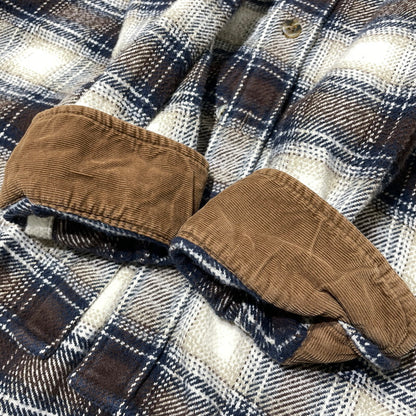 【中古品】【メンズ】 ST.JOHN'S BAY セント ジョンズ ベイ 90’s FLANNEL SHIRT 90年代 フランネル シャツ 長袖 トップス 145-260807-sa-18-tei サイズ：XL カラー：CHECK 万代Net店