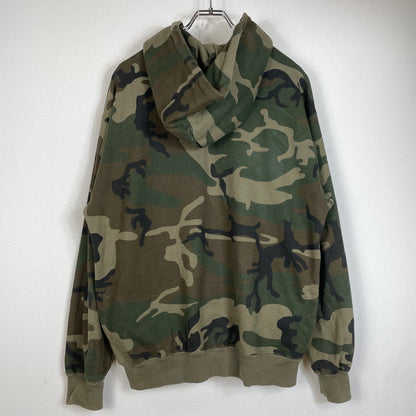 【中古品】【メンズ】 XLARGE エクストララージ MULTI LOGO ZIP UP HOODED 101254012004 マルチロゴ ジップアップフーディー アウター ジップパーカー 142-260711-ss-08-tei サイズ：M カラー：カモ 万代Net店