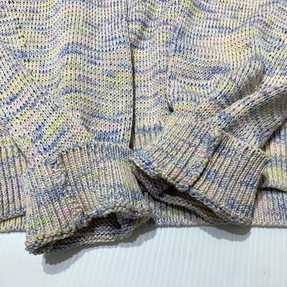 【中古品】【メンズ】 OWNESS オゥネス CRISPY COTTON BLEND SKIPPER KNIT OW26SS-01 クリスピー コットン ミックス スキッパー ニット トップス セーター ポロシャツ 140-260705-ko-01-tei サイズ：M カラー：マーブル 万代Net店
