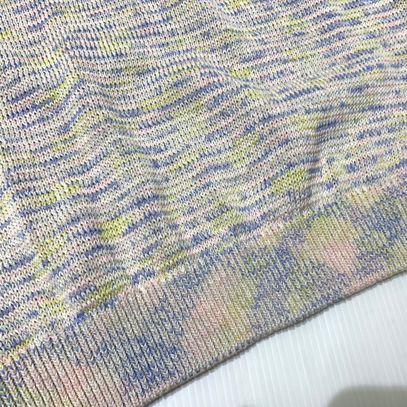 【中古品】【メンズ】 OWNESS オゥネス CRISPY COTTON BLEND SKIPPER KNIT OW26SS-01 クリスピー コットン ミックス スキッパー ニット トップス セーター ポロシャツ 140-260705-ko-01-tei サイズ：M カラー：マーブル 万代Net店