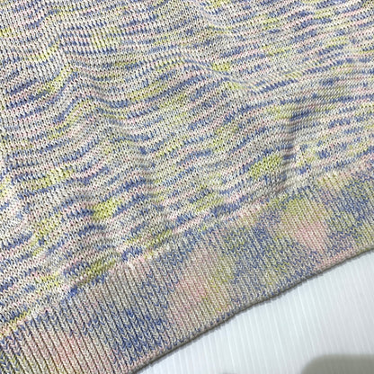 【中古品】【メンズ】 OWNESS オゥネス CRISPY COTTON BLEND SKIPPER KNIT OW26SS-01 クリスピー コットン ミックス スキッパー ニット トップス セーター ポロシャツ 140-260705-ko-01-tei サイズ：M カラー：マーブル 万代Net店