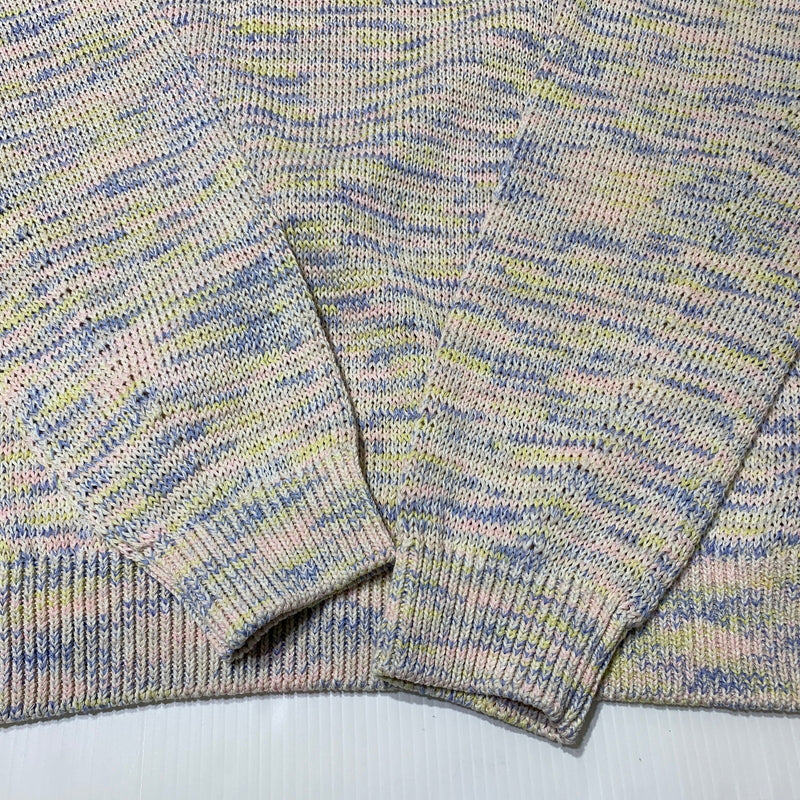【中古品】【メンズ】 OWNESS オゥネス CRISPY COTTON BLEND SKIPPER KNIT OW26SS-01 クリスピー コットン ミックス スキッパー ニット トップス セーター ポロシャツ 140-260705-ko-01-tei サイズ：M カラー：マーブル 万代Net店