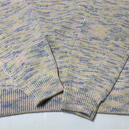 【中古品】【メンズ】 OWNESS オゥネス CRISPY COTTON BLEND SKIPPER KNIT OW26SS-01 クリスピー コットン ミックス スキッパー ニット トップス セーター ポロシャツ 140-260705-ko-01-tei サイズ：M カラー：マーブル 万代Net店