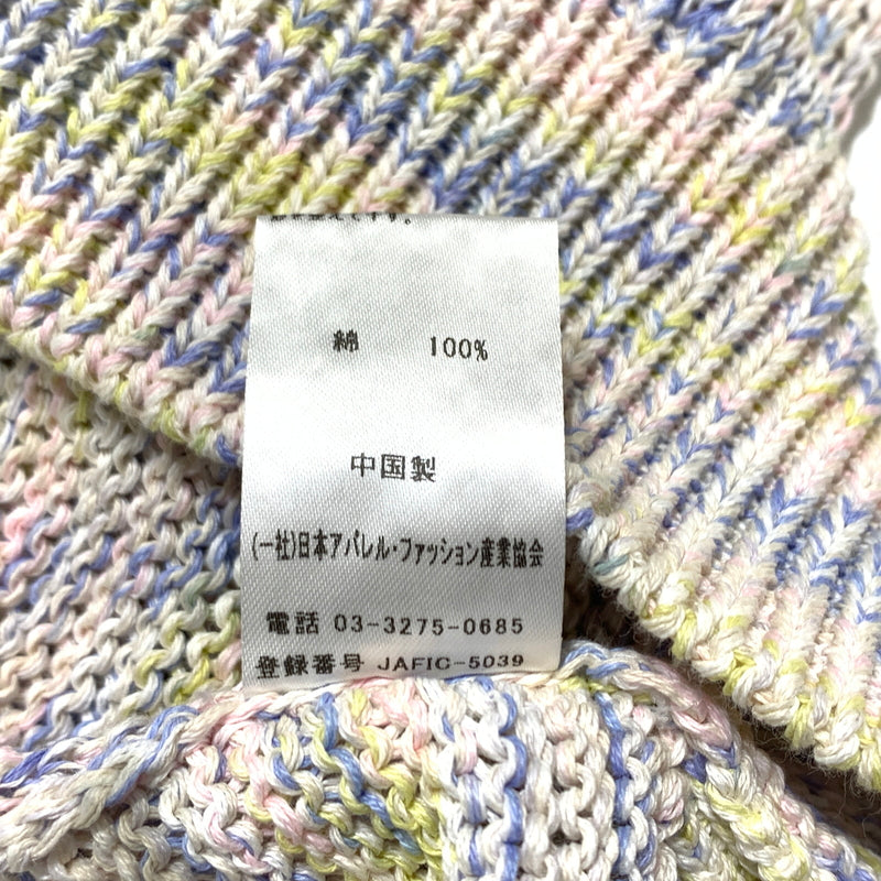 【中古品】【メンズ】 OWNESS オゥネス CRISPY COTTON BLEND SKIPPER KNIT OW26SS-01 クリスピー コットン ミックス スキッパー ニット トップス セーター ポロシャツ 140-260705-ko-01-tei サイズ：M カラー：マーブル 万代Net店